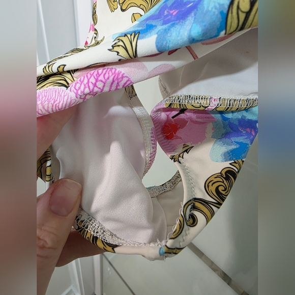 Designer MARYAN MELHORN Gathered Floral One-Piece Swimsuit - Picture 8 of 15